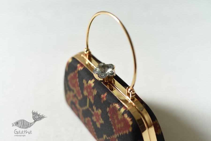 shop handmade Patola Purse / Sling Bag - Golden Orange