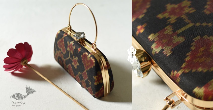 shop handmade Patola Purse / Sling Bag - Golden Orange