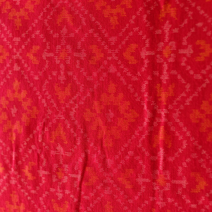 shop Woolen Patola Shawl - Pink Diamond Motif