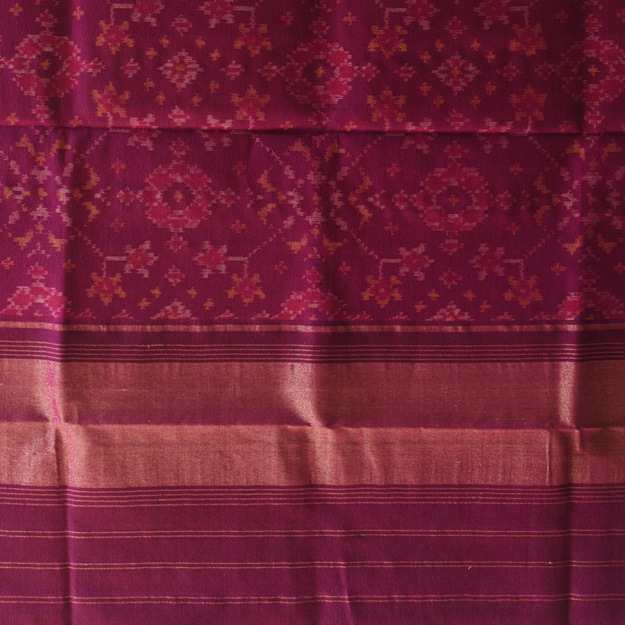 shop Woolen Patola Shawl ~ Purple Traditional