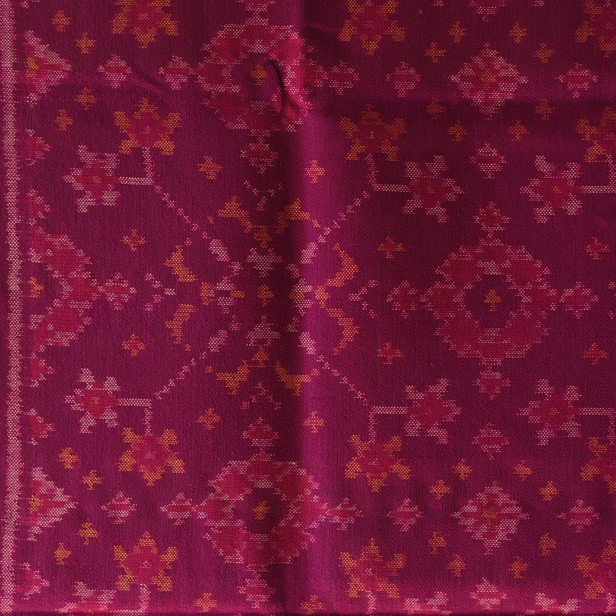 shop Woolen Patola Shawl ~ Purple Traditional