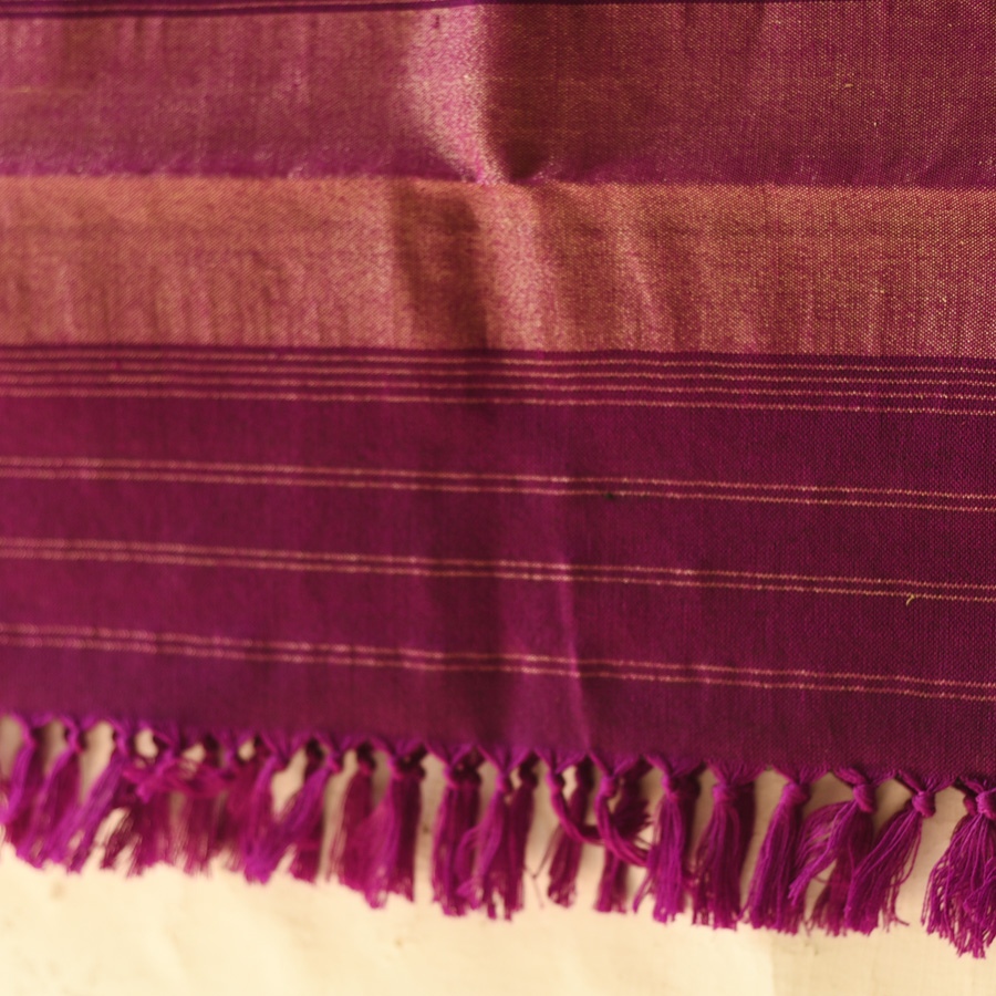 shop Woolen Patola Shawl ~ Purple Traditional