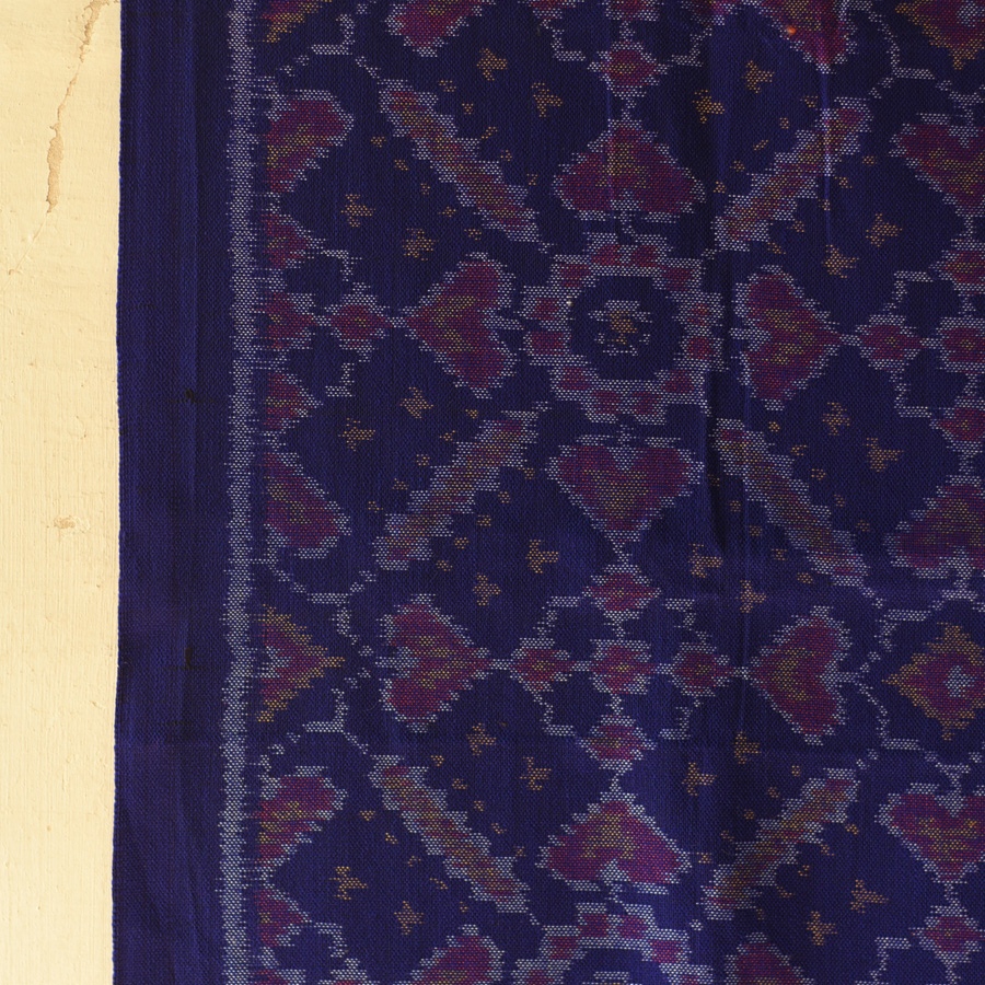 shop Woolen Patola Shawl - Blue Traditional