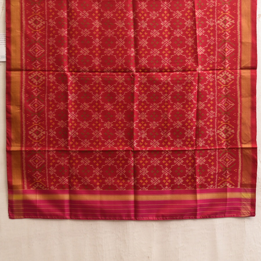 shop pure silk patola ikat dupatta