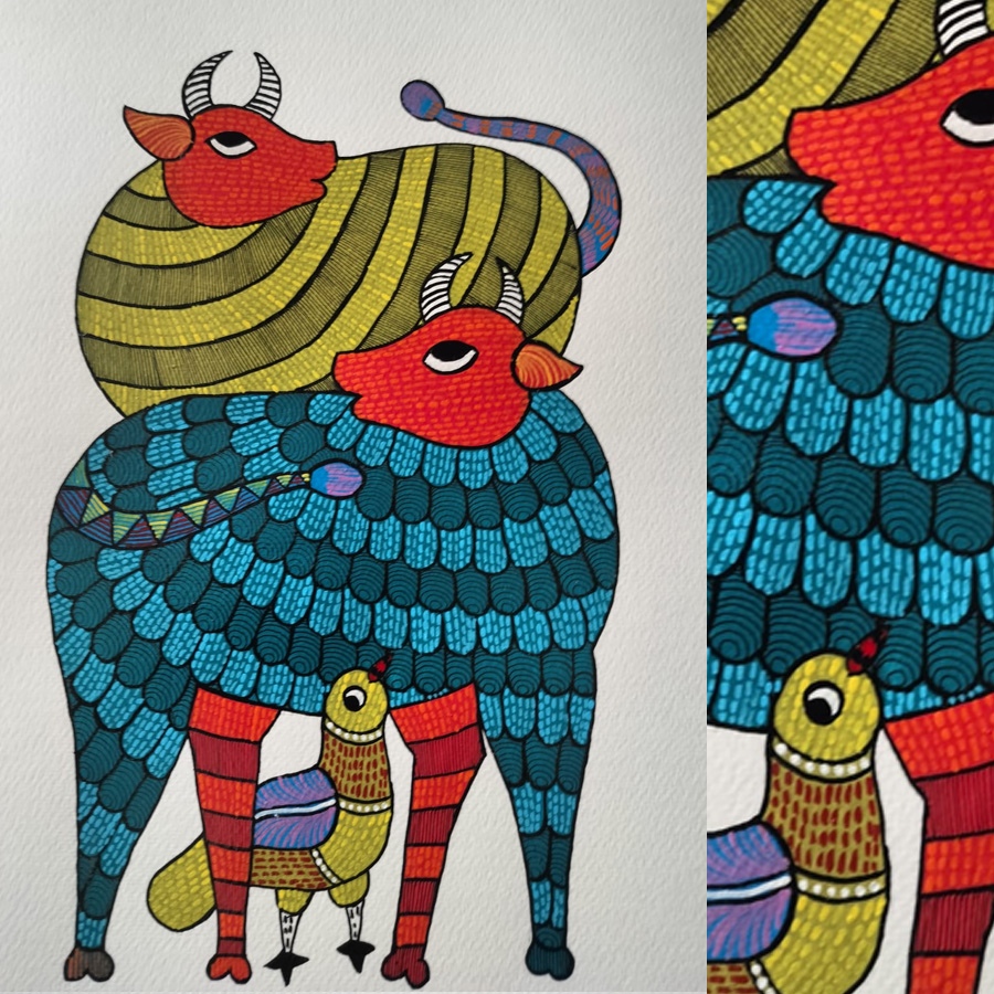 Handcrafted Gond Painting 