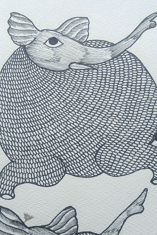 Shop online hand painted gond painting