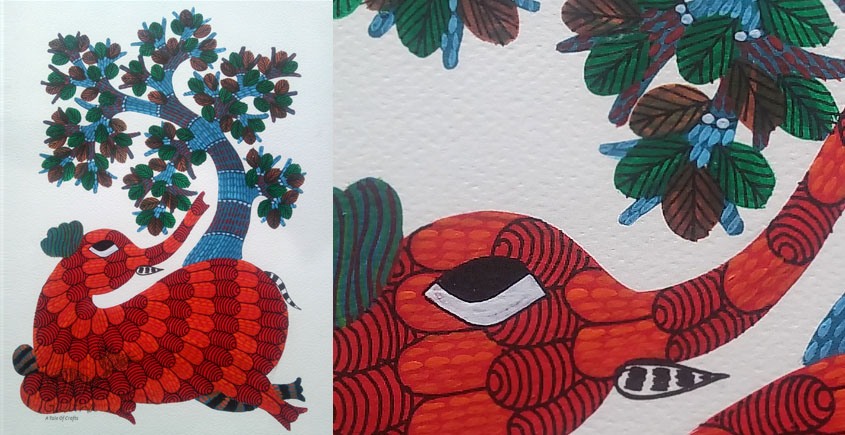 Shop online hand painted gond painting