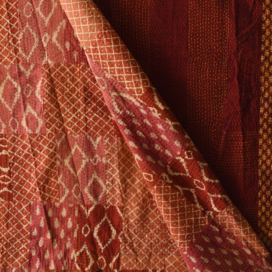 Embroidered Cotton Quilt / Gudadi / Dohar