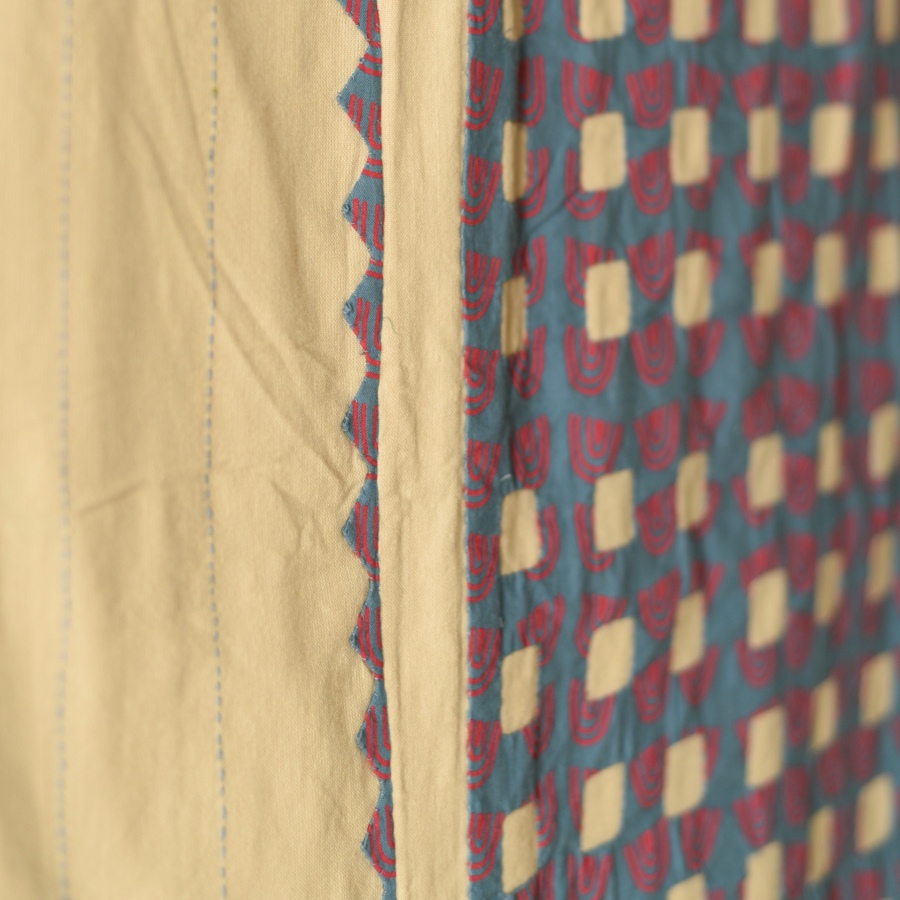 Embroidered & Applique Cotton Double Bedcover