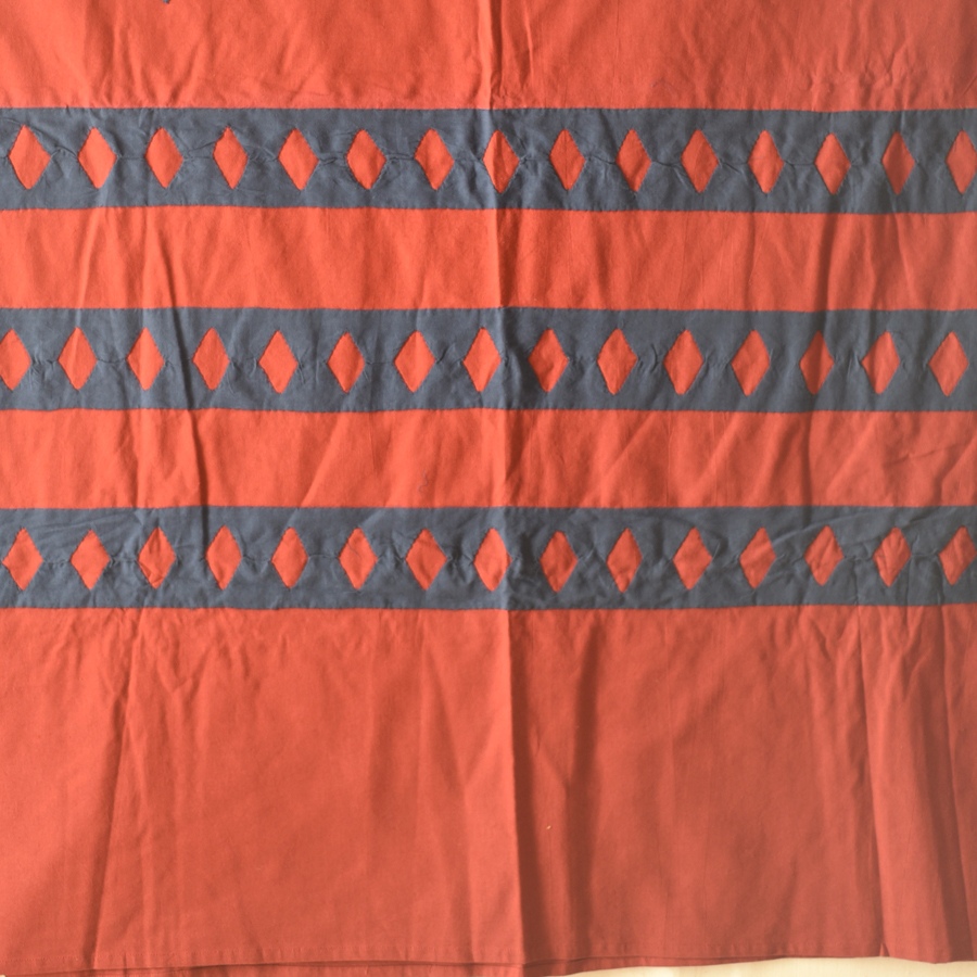 Embroidery & Patchwork Cotton Double Bedcover