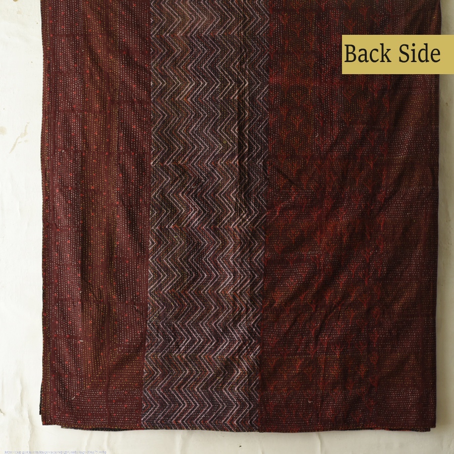 Embroidered Cotton Quilt / Reversible Gudadi