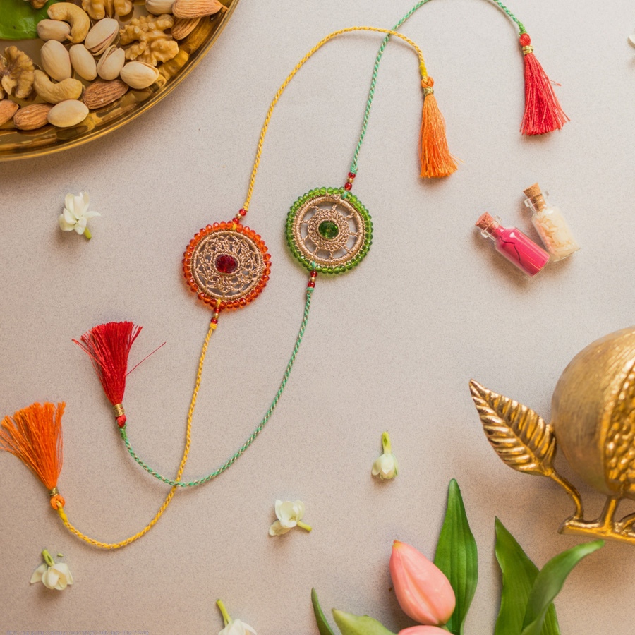 shop Handmade Crochet Rakhi (Set of 2)