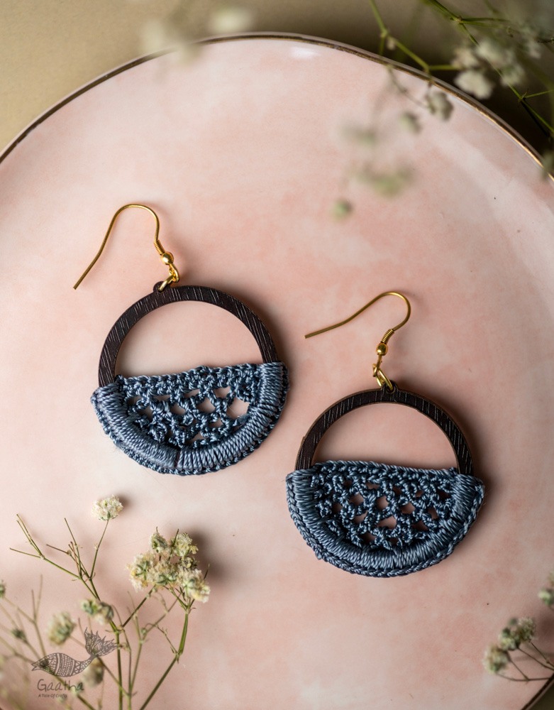 shop online Crochet handcrafted Swing Earrings