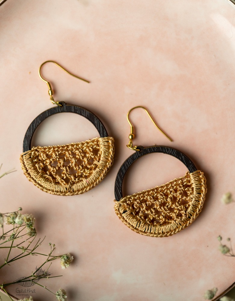 shop online Crochet handcrafted Swing Earrings