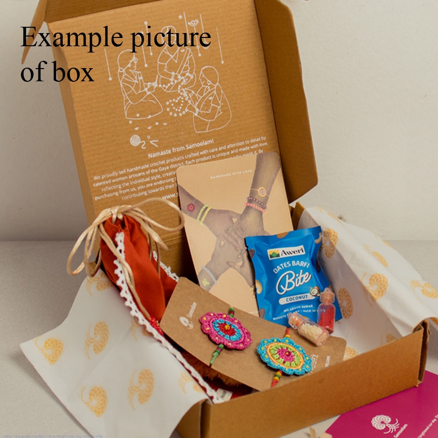 Handmade Colorful Boats Kids Rakhi