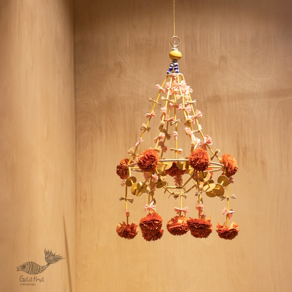 designer decorative Marigold flower hanging jhoomar