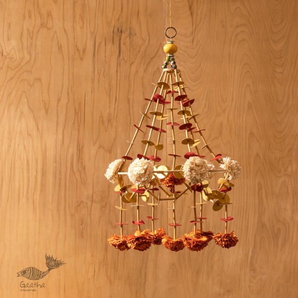 designer decorative Marigold flower hanging jhoomar