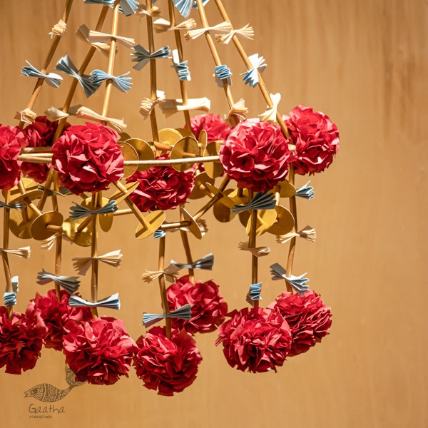 designer decorative Marigold flower hanging jhoomar