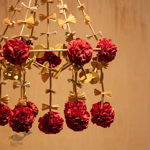 designer decorative Rose flower hanging jhoomar