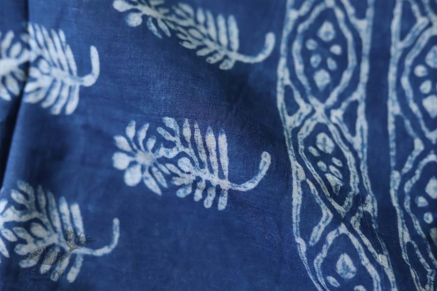 अश्विन ✻ Indigo Dabu ✻ Cotton Saree - 20