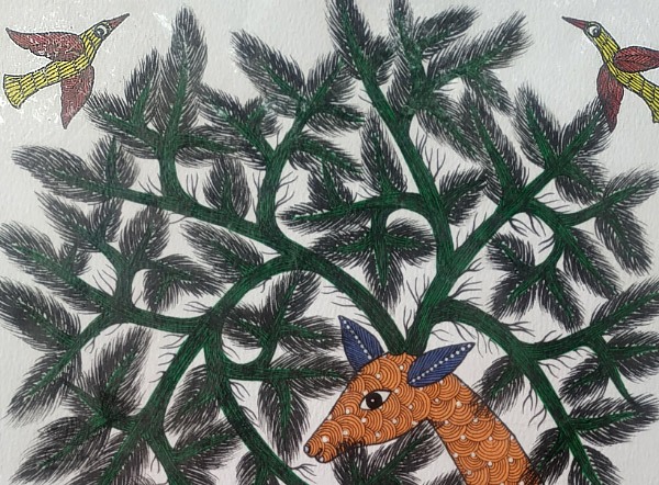 Gond art india- hiran