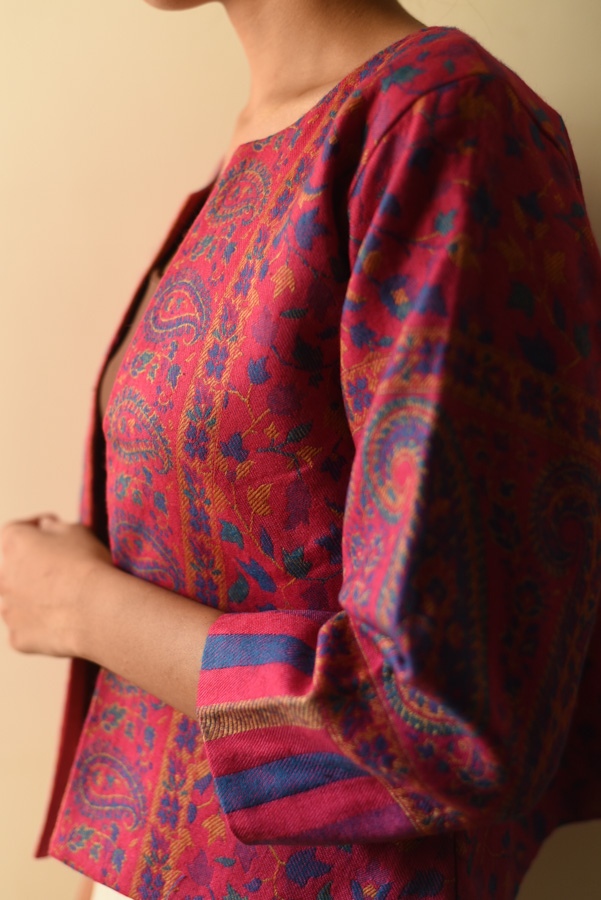 shop Handwoven Woolen Jacket