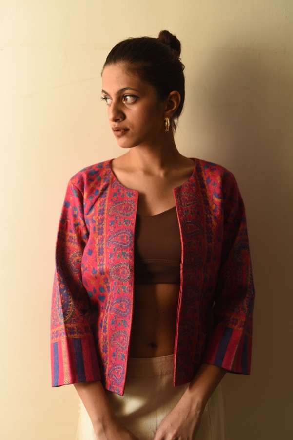 shop Handwoven Woolen Jacket