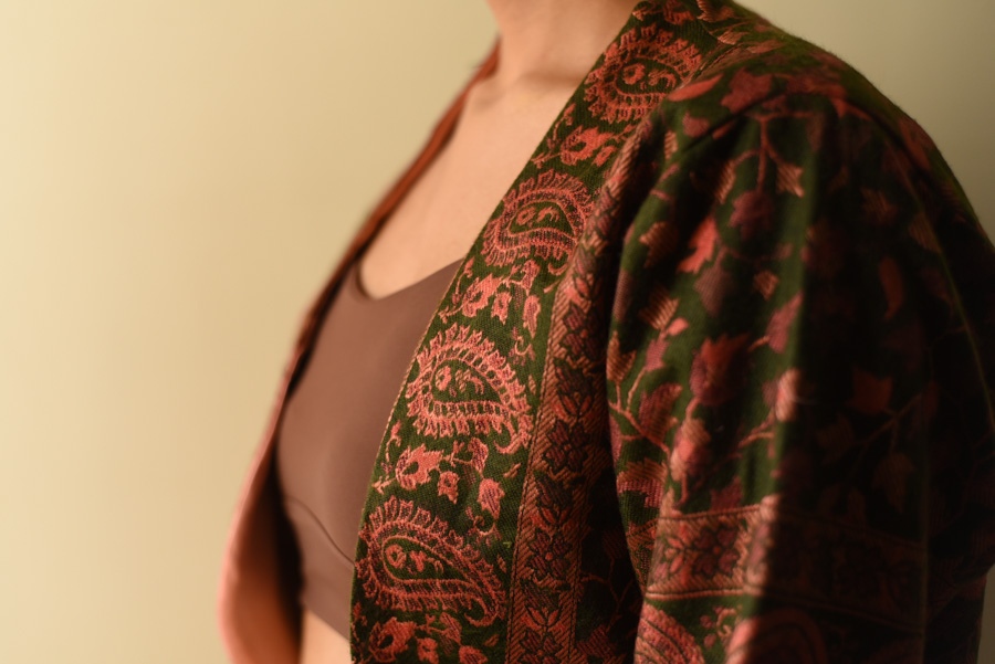 shop handwoven wool jacket