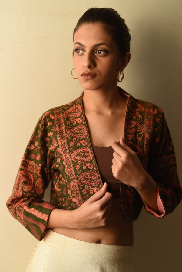 shop handwoven wool jacket