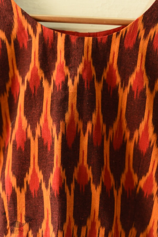 cotton blouse stitched - Ikat