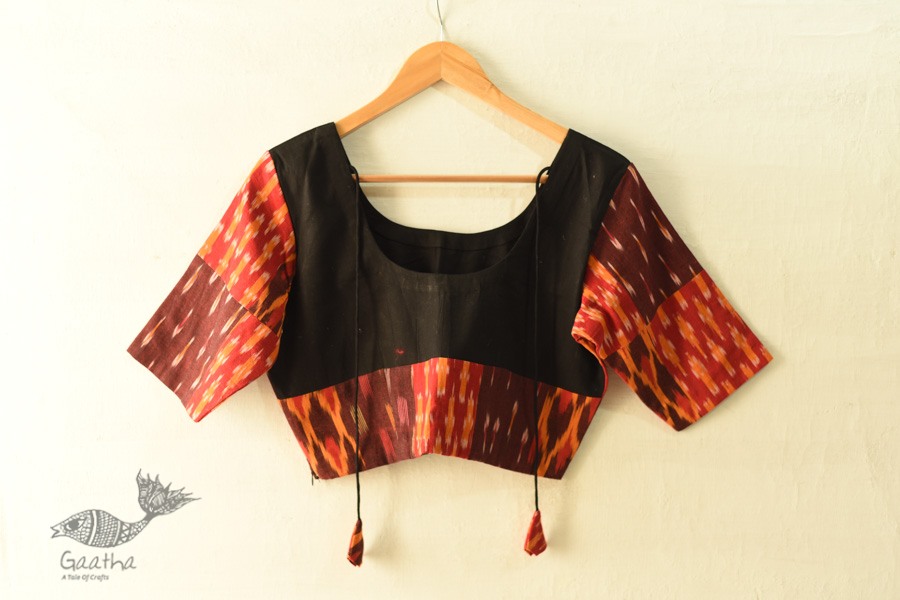 cotton blouse stitched - Ikat
