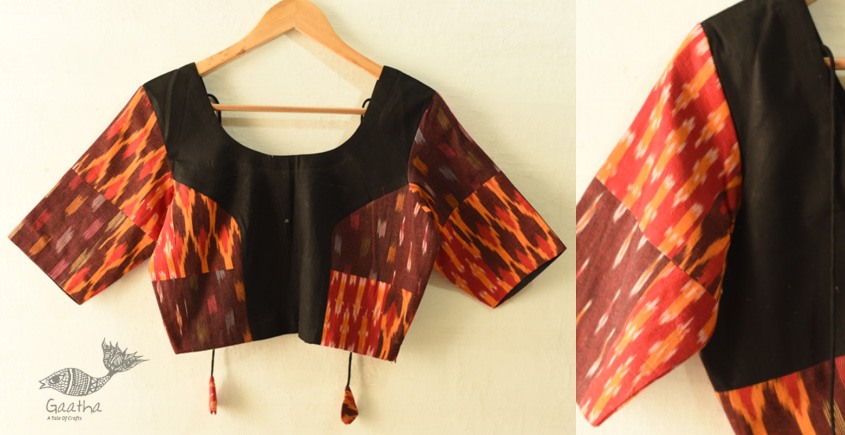 cotton blouse stitched - Ikat
