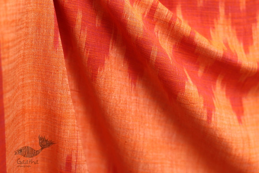 अर्क ✽ Handloom Cotton Linen Ikat Dupatta ✽ J