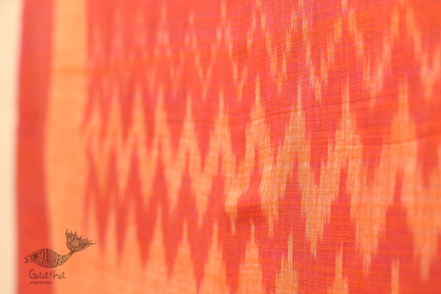 अर्क ✽ Handloom Cotton Linen Ikat Dupatta ✽ J