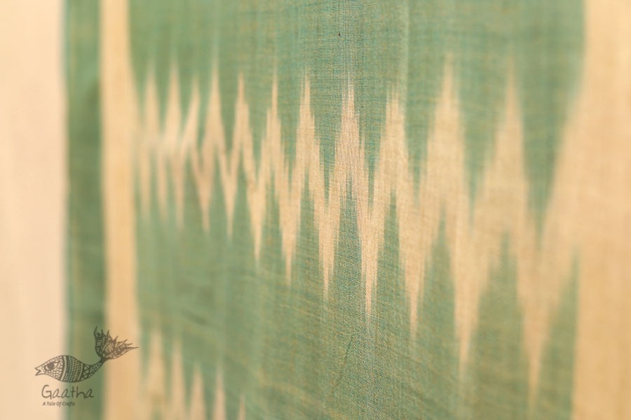 अर्क ✽ Handloom Cotton Linen Ikat Dupatta ✽ E