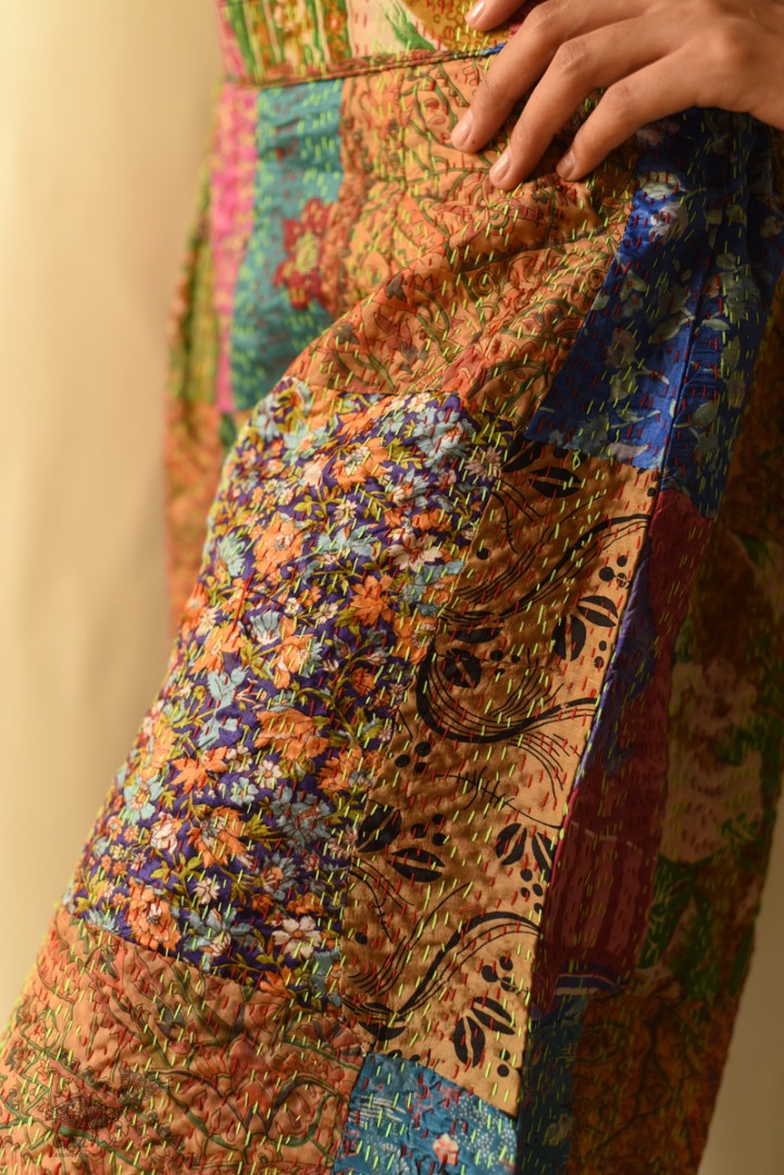 kantha silk Harem Pant 