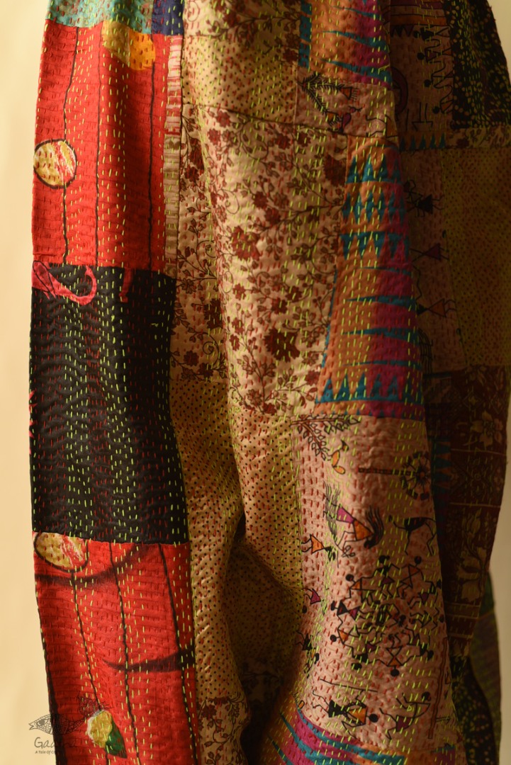 kantha silk Boho Pant