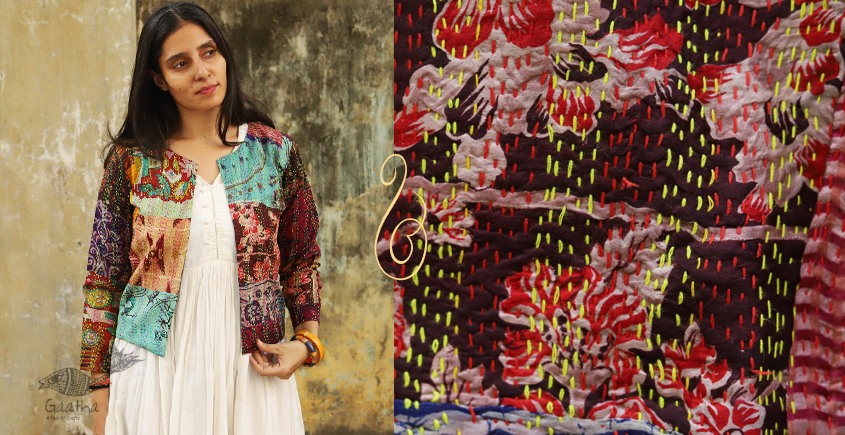 धनक ✥ Kantha custom made Jacket ✥ 16