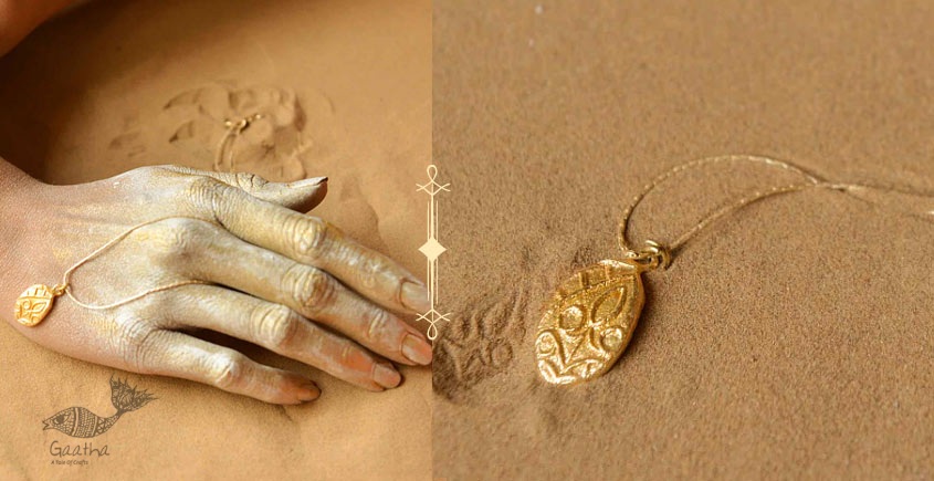 Ottone ✡ Necklace ✡ Fossil Pendent S - 1 ✡ 30