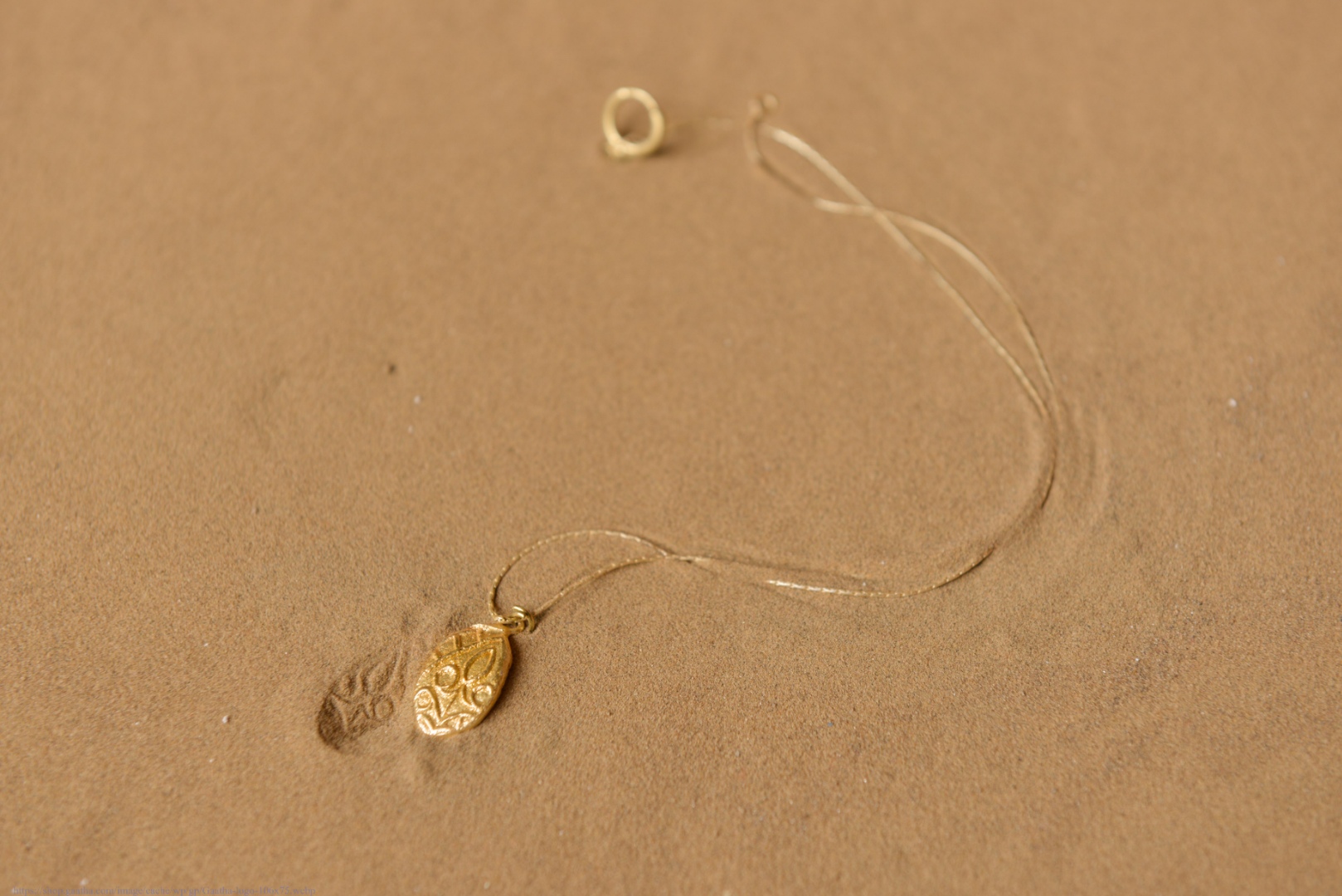 Ottone ✡ Necklace ✡ Fossil Pendent S - 1 ✡ 30