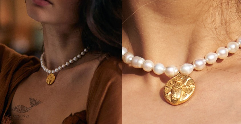 shop Bold Beneath - Pearl Neck Piece