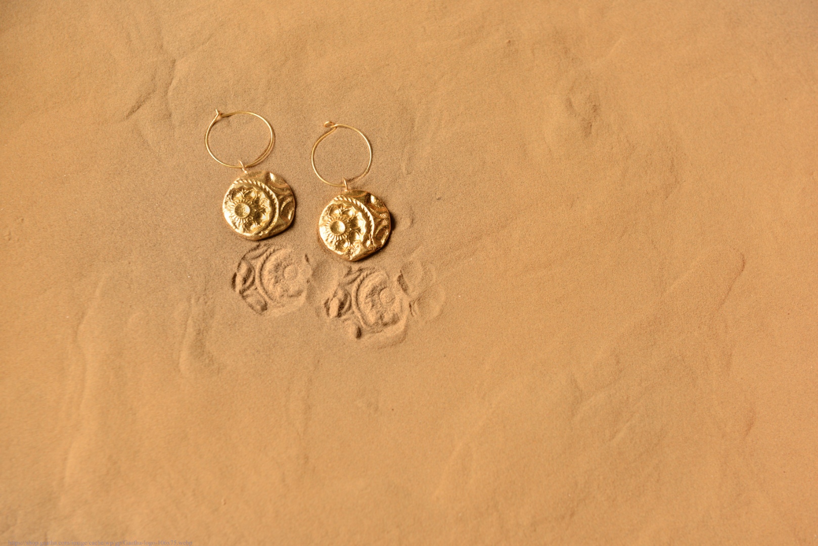 Ottone ✡ Earring ✡ Fossil Hoops - 2 ✡ 15