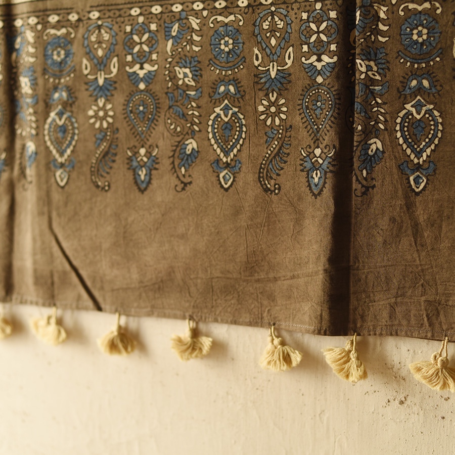 shop Ajrakh Block Printed Pure Cotton Dupatta 04