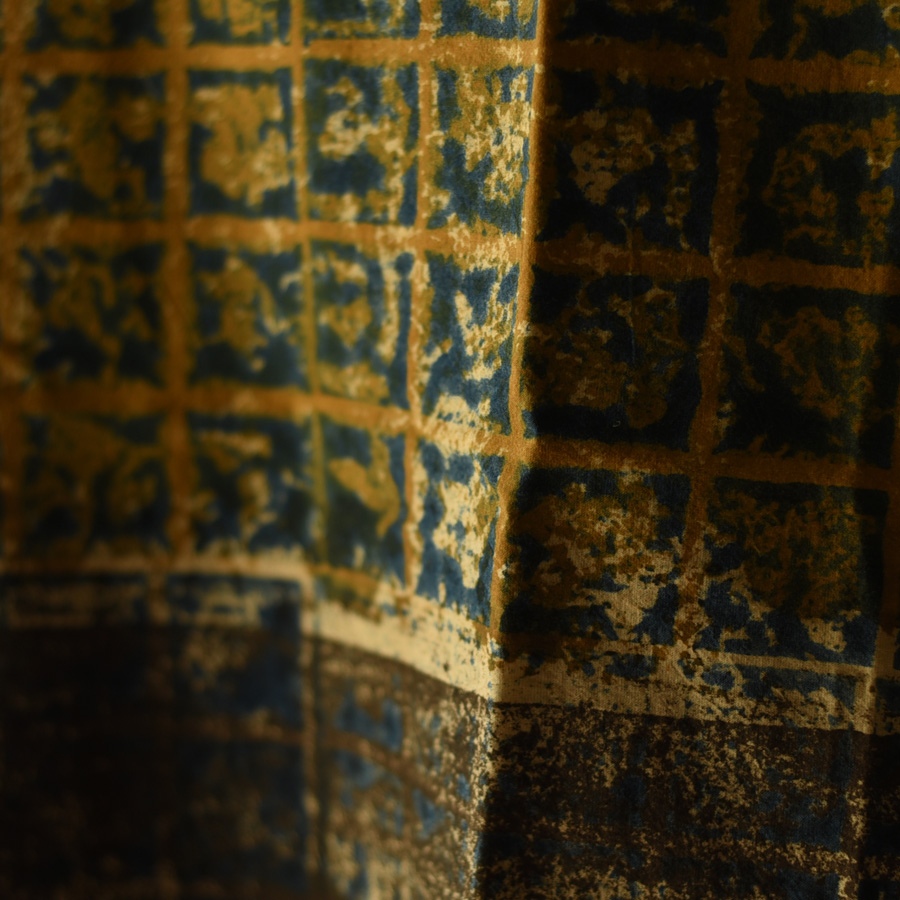 shop Ajrakh Cotton Top - Mehndi Green