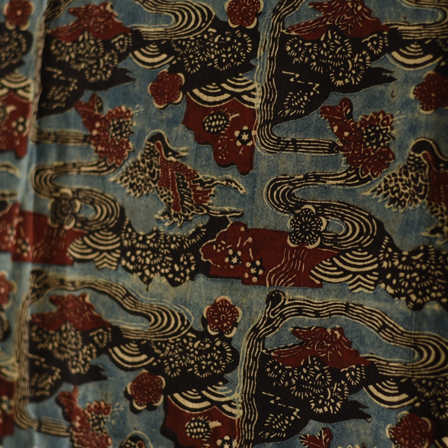 shop Ajrakh Block Printed Pure Cotton Dupatta 02