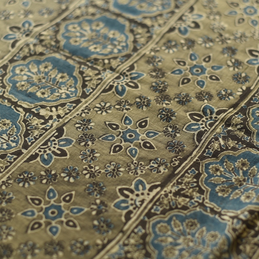 Online Ajrakh Mul Soft Cotton Saree