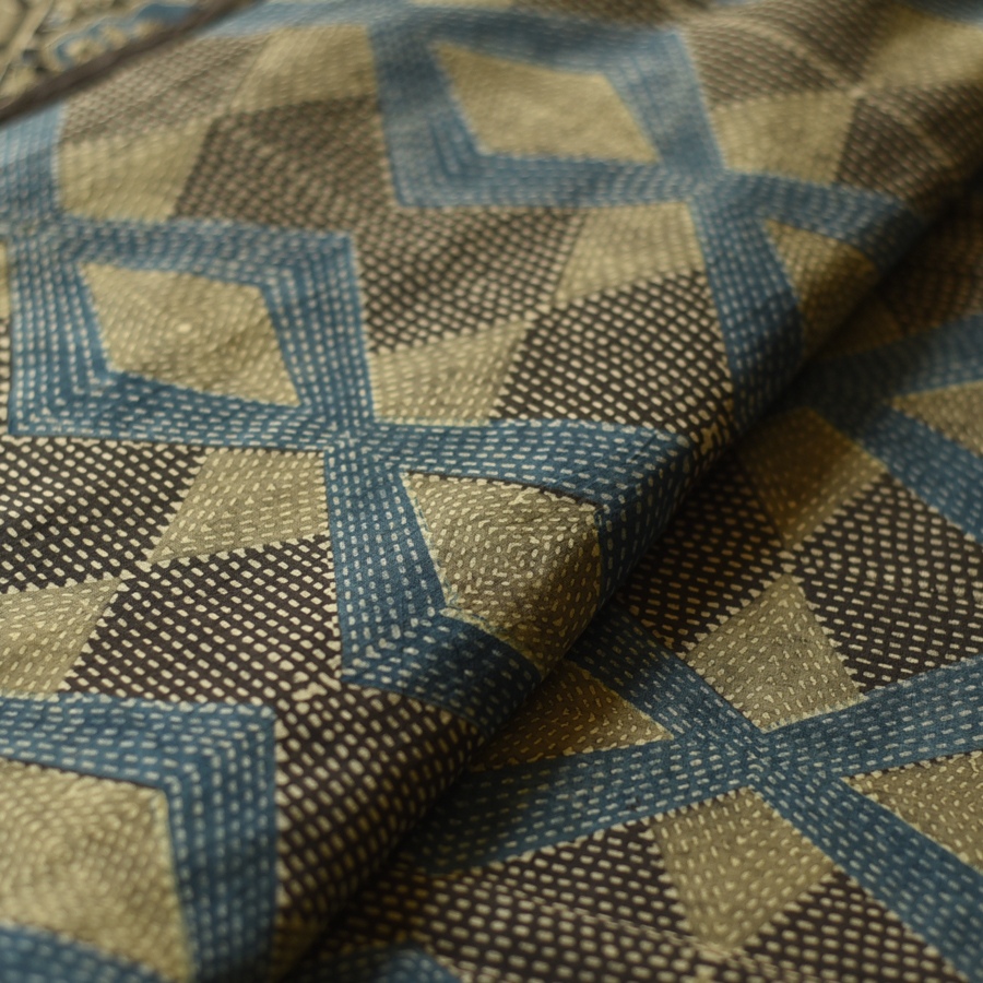 Online Ajrakh Mul Soft Cotton Saree