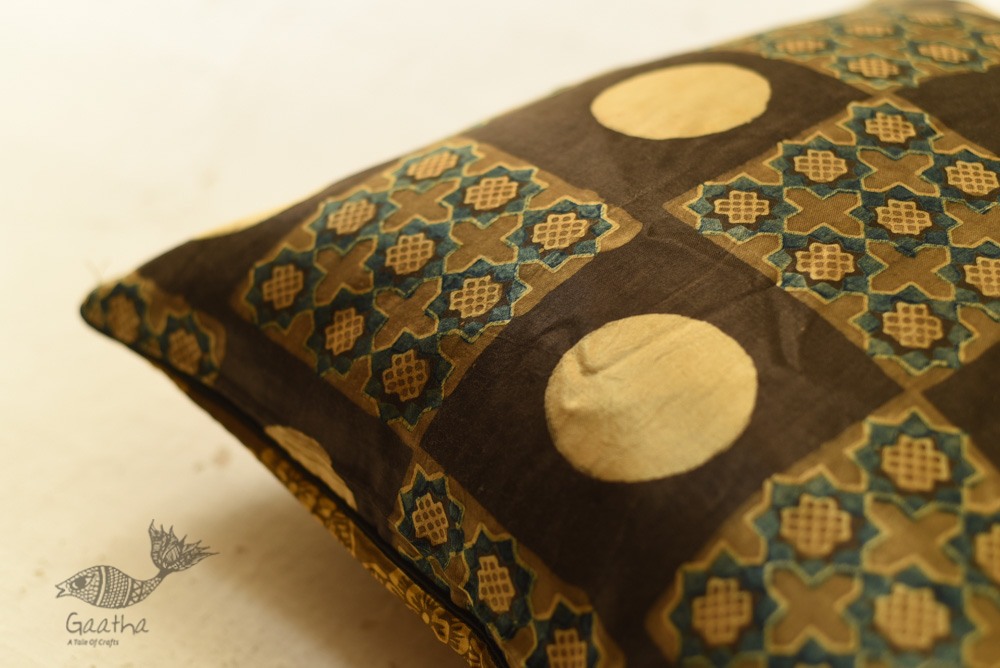 shop ajrakh cushion cover