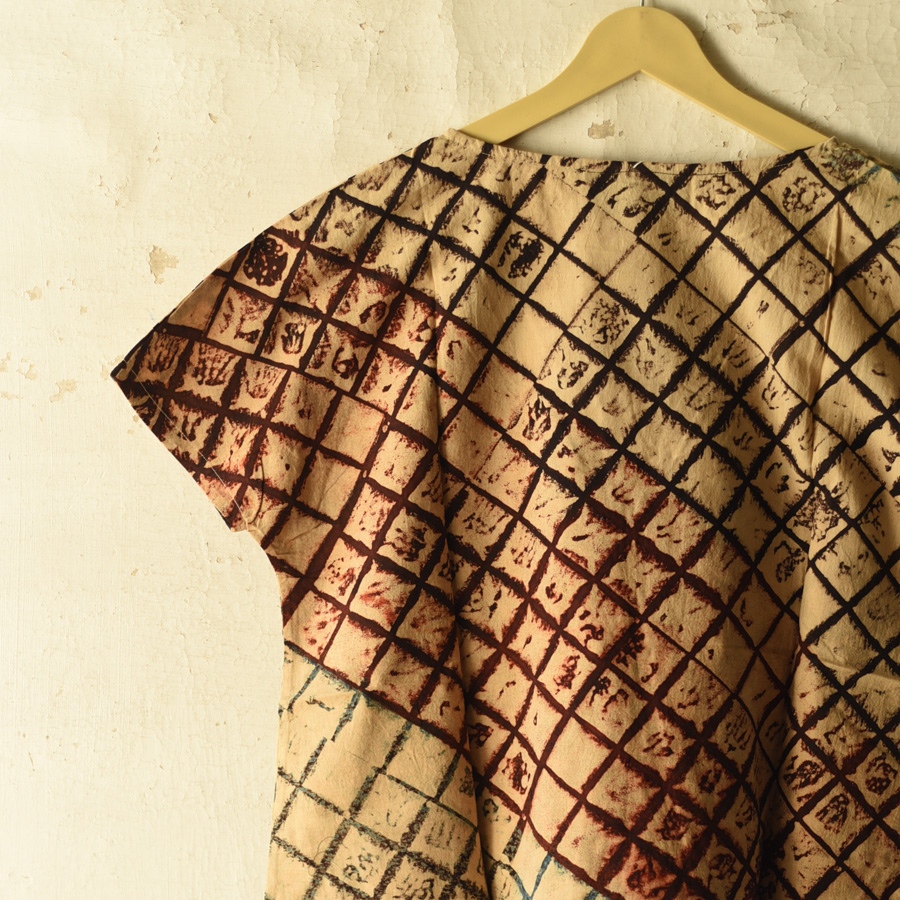shop ajrakh printed cotton top