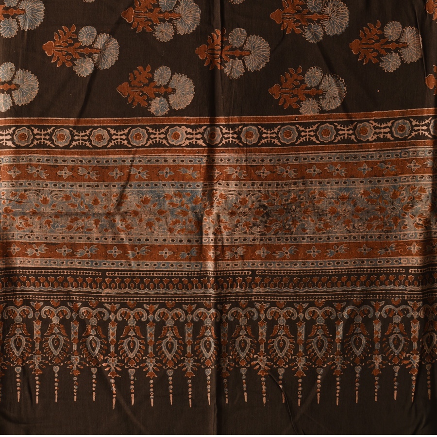 shop Ajrakh Block Printed Pure Cotton Dupatta 08